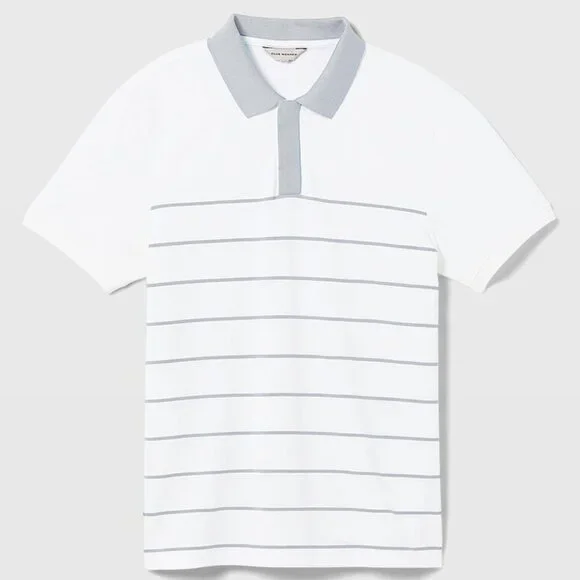 Colorblock Polo - New With Tags - NEVER WORN - White Multi